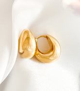 Tear Drop Hoops