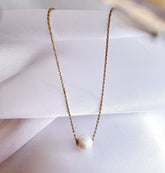 Pearl Rondelle Necklace